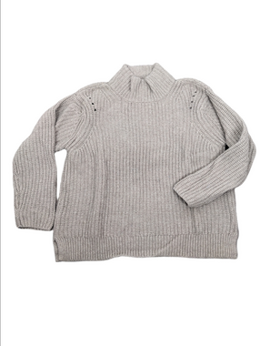Women's Sweater Mock Neck Lord & Taylor Size XL Wool Blend